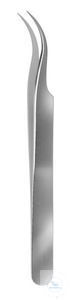 Forceps, stainless steel, 120 mm, fig. 7,