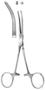 Artery forceps, Kocher (Ochsner), curved. unitd, 1:2 hook, 140 mm