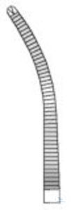 Artery forceps,Kocher(Ochsner), curved. unitd, 1:2 hook, 180 mm