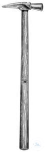 Mallet with wooden handle, sharp, 210 mm