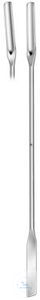 Micro-powder-spatula, 18/8, flexible, 130 mm