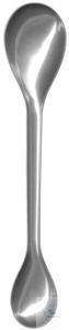 Laboratory spoon 18/8, double ended, 160 mm