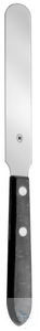 Chemnist spoon, 165 mm, 75 mm length of spatula, wooden handle