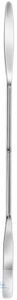 Micro spatulas American shape, 18/8 140 mm