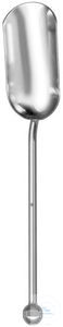 Weighing shovel with knob, 18/8, 190 mm (70x35mm)