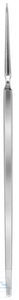 Dissecting needle, straight, 140 mm all-metal