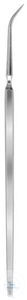 Dissecting needle, curved. unitd, 140 mm all-metal