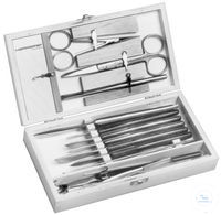 Microscopic dissecting set , 17 pcs.