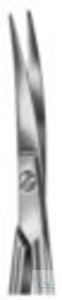 Scissors, sharp/sharp, curved, 110 mm