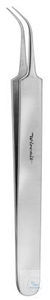 Forceps, very delicate, curved, 105 mm