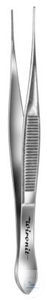 Micro tweezers, straight, dissecting, anti-magnetic, 105 mm