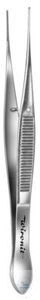 Micro tweezers with pin, straight, dissecting, anti-magnetic, 105 mm