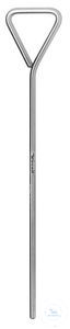 Stirring rod, Drigalski, 195 mm, 4 mm Dm.