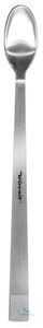 Weighing-spoon, 150 mm, with spatula-end