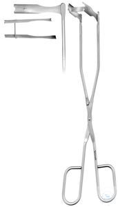 Special grasping forceps, 280 mm length, for little lead pots