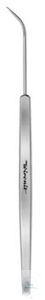 Dissecting needle, curved., 140mm