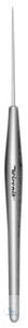 Dissecting needle with plastic handle, sharp, straight, 140 mm