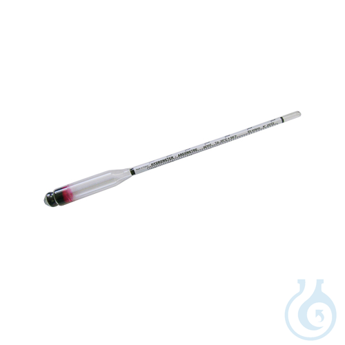 Commercial grade hydrometer, 1.100-1.200 : 0.001 g/ml Tp.20ºC