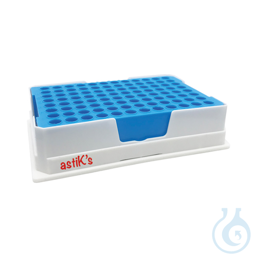 Cooling rack for 96 x 0.2 ml tubes, blue