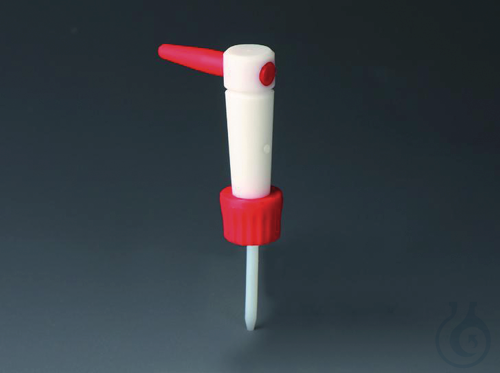 BOLA Eco Stopcock Plugs for lateral burettes, NS 12,5 x 27 mm Ø 1,5 mm M 8 Nut,