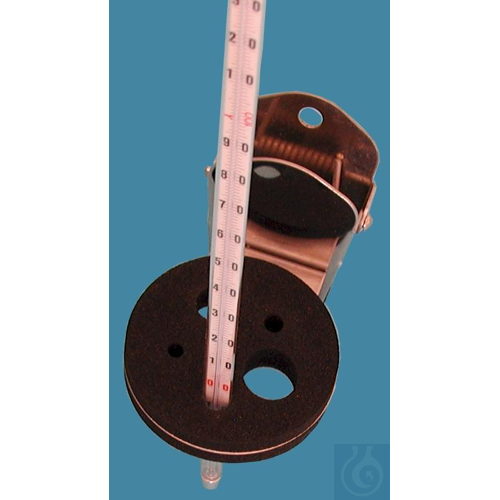 Labo-Clip, quick bracket with clamp, with 5 holes, solid design