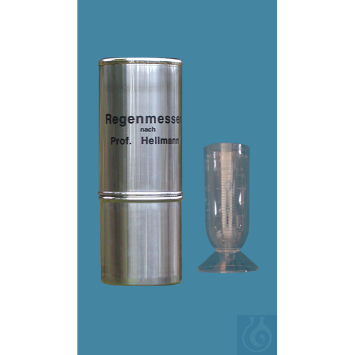 Refill precipitation measuring vessel for rain gauges according to Professor