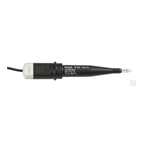 pH Combination Puncture Electrode SE104N, Body length: 65/25 mm, plastic