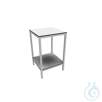 Doble table for laboratory ovens, incubators and furnaces, 1500 x 750 x 1300 mm