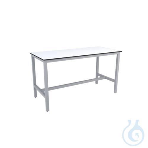 Welded central laboratory table, 1200x900x900mm