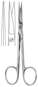 Scissors, Wagner, straight, sharp/sharp, 120 mm