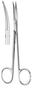 Scissors, Joseph, curved. unitd, sharp/sharp, 140 mm