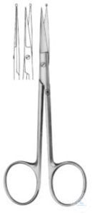 Coronar and dissecting scissors, fine, with knob, 115 mm