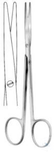 Dissecting scissors, Baby-Metzenbaum, straight, blunt/blunt, 145 mm