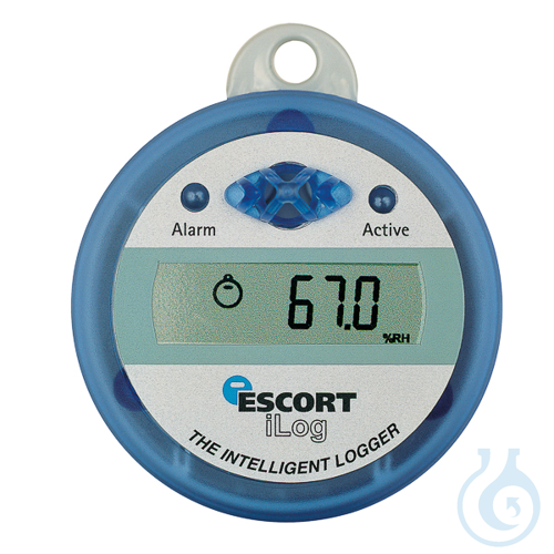 Data logger iLOG series with internal temperature and humidity sensor, 32000 rea