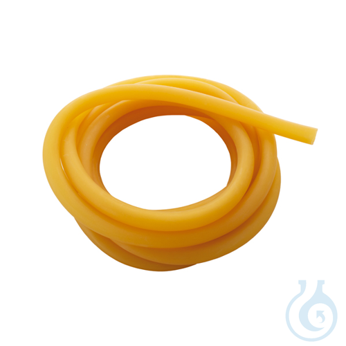 Latex tubing, amber, 4,5x9mm, 25 m