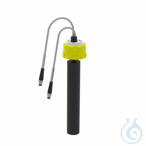 b.safe Control Waste Cap GL45 DLC, 2x UNF1/4'', 1x GL14, 1x NPT1/8'' Screw cap