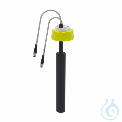 b.safe Control Waste Cap S60 DLC, 4x UNF1/4'', 1x GL14, 3x NPT1/8'' Screw cap