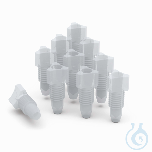 b.safe Blind Fitting, UNF 1/4'' (PU=10 pcs.) PFA-natural, for capillary