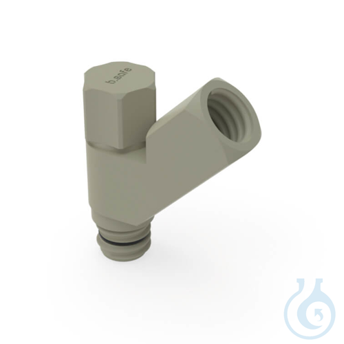 b.safe Adaptor for Exhaust Filter, GL14, 1x45° PP, type: 1x angle 45°, suitable