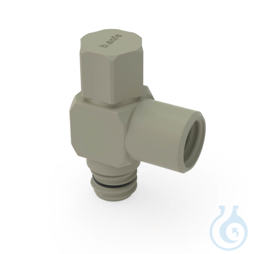 b.safe Adaptor for Exhaust Filter, GL14, 1x90° PP, type: 1x angle 90°, suitable