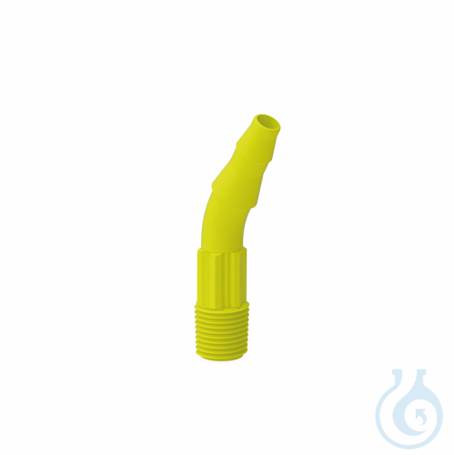 b.safe Hose Connectors, NPT 1/8'', 5,5 - 8,0 mm PP yellow, connecting thread