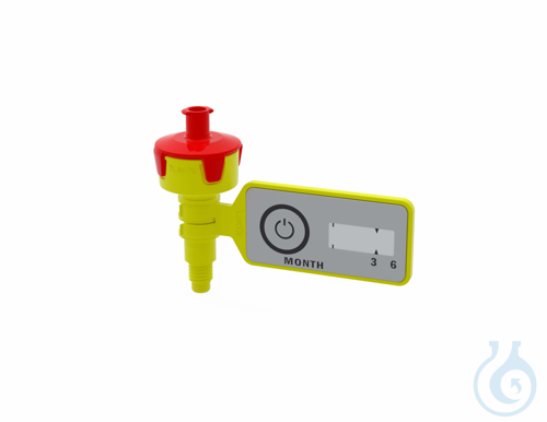 b.safe Air Valve, UNF 1/4'', (PU=2 pcs.) PP, with connection UNF 1/4 for b.safe