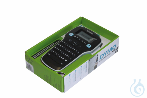 b.safe Label Maker, 200 x 115 x 40 mm with computer-style keyboard, large LCD-Di