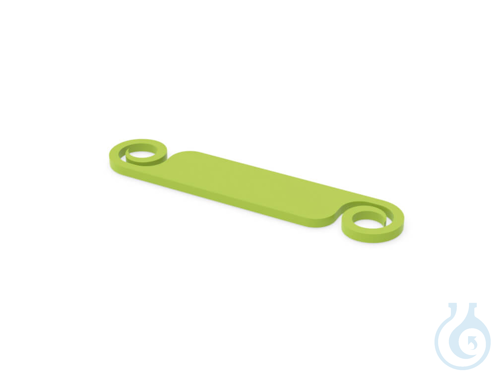 b.safe Tube Tags, 60 x 13 mm PP, assorted colours, pack with 20 pieces.
