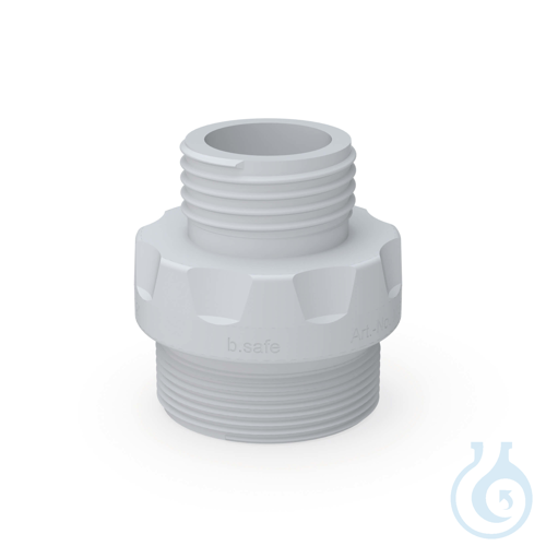 b.safe Adaptors for Caps GL45, GL45 (m) - G2''/BSP2'' (m) PTFE, 1x male thread