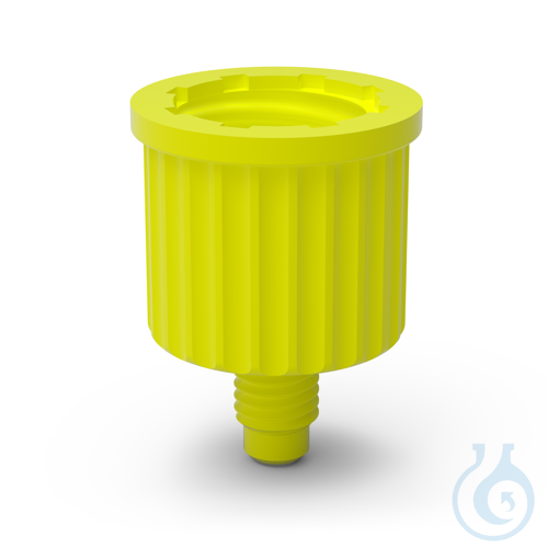 b.safe Adaptor for capillary connection, UNF 1/4'' (m) - GL14 (f) PP reinforced