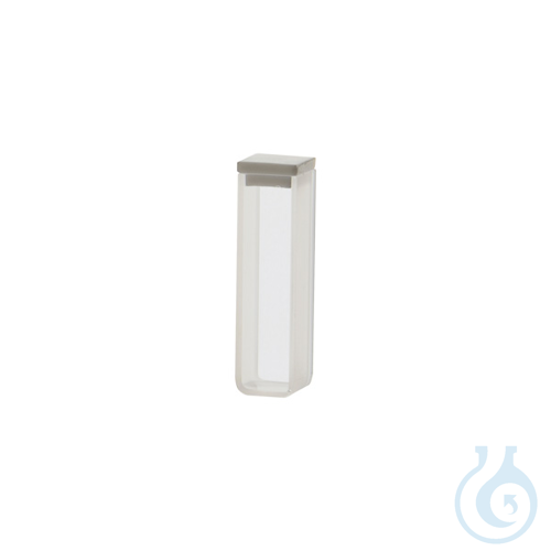 Standard (macro) spectrophotometer cuvette with lid, 100 mm, LB Q