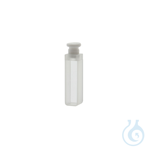 Standard (macro) cuvette with PTFE stopper, 10 mm, LB Q, 2 pcs