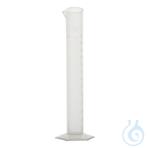 Measuring cylinder hexagonal base, polypropylene, class B, 250 ml, 6 pcs