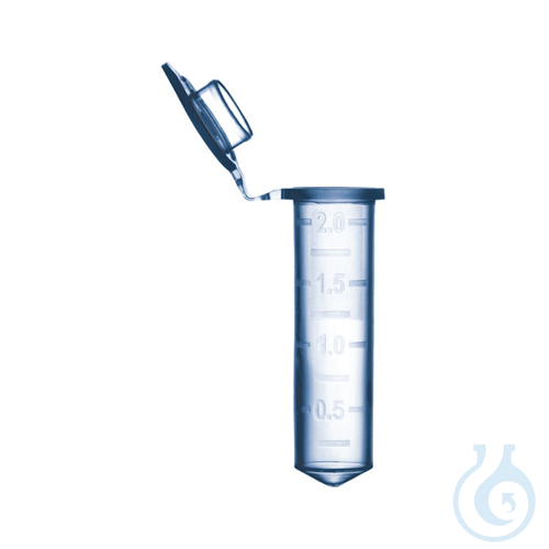 Graduated microcentrifuge tubes, yellow, 2.0 ml, 500 pcs